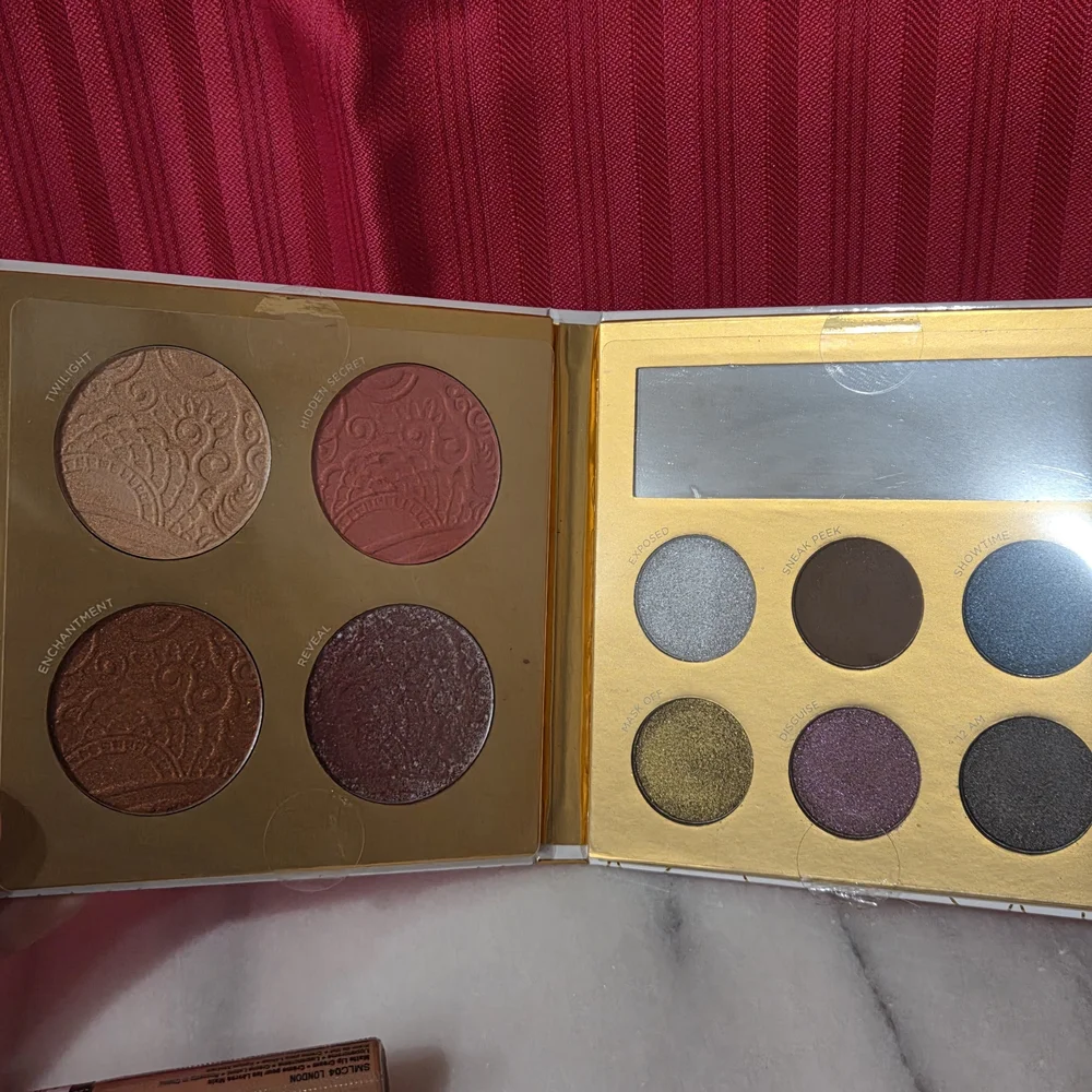 Midnight Masquerade Palette with OFRA Eyeshadows And NYX Lip Cream